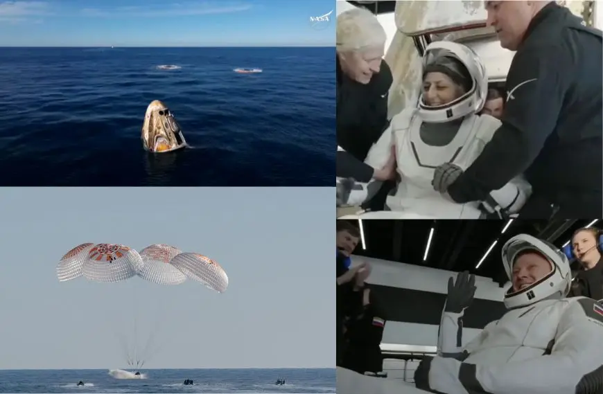 Welcome Back, Sunita Williams! A Hero’s Return After Nine Months in Space