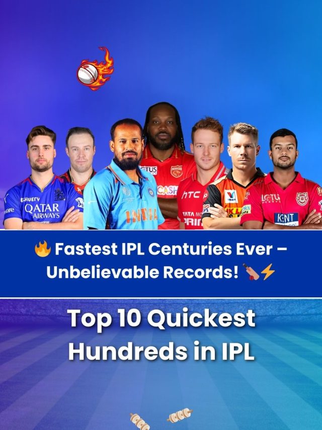 Fastest IPL Centuries – Records That Shook T20 Cricket!