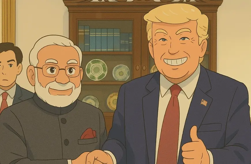 AI-Generated Ghibli Art of Modi and World Leaders Takes Social Media by Storm Ghibli Art of Modi and World Leaders
