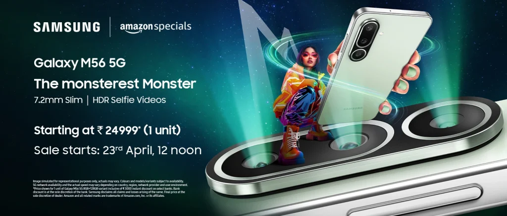 Slim It to Win It: Samsung Drops Galaxy M56 5G