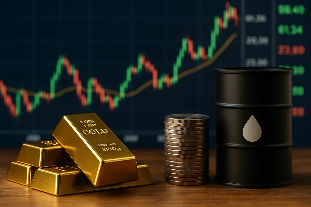 સોનાનો વાયદો ઘટીને રૂ.1.54 લાખ અને ચાંદીનો વાયદો ઘટીને રૂ.2.35 લાખને સ્પર્શ્યોઃ ક્રૂડ તેલનો વાયદો રૂ.8 ઢીલો