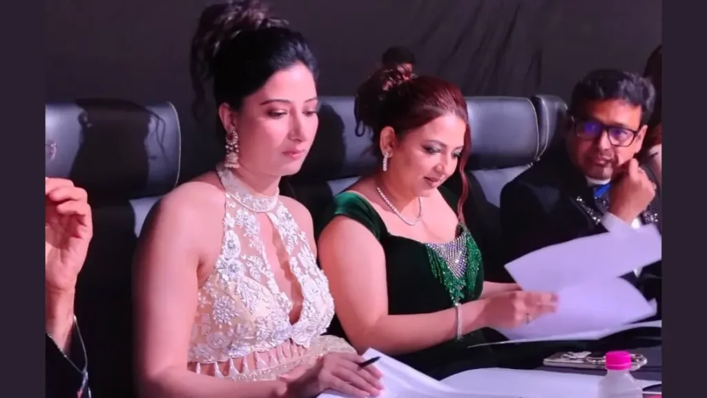 Niharica Raizada Judging Miss Universe India in Jaipur