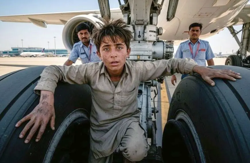 Afghan Boy Masters DIY Air Travel, Hides in Plane’s Landing Gear
