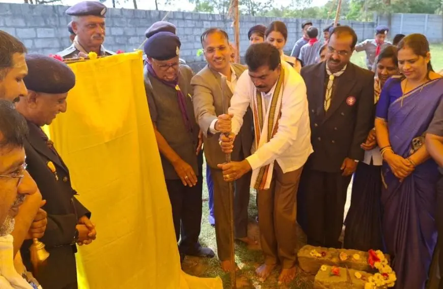 Toyota Kirloskar Motor Lays Foundation for Scouts and Guides Training Centre Toyota Kirloskar Motor
