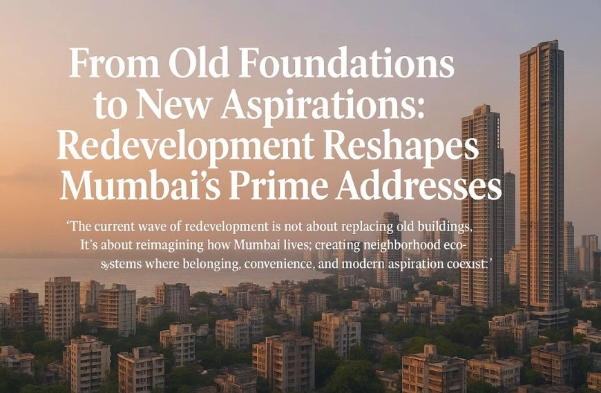 Mumbai’s Prime Localities Reimagined: How Redevelopment is Shaping Modern Living