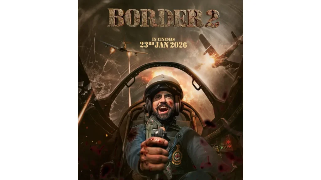 A New Frontline Opens: Diljit Dosanjh Takes Command of the Skies in Powerful First Look from Border 2