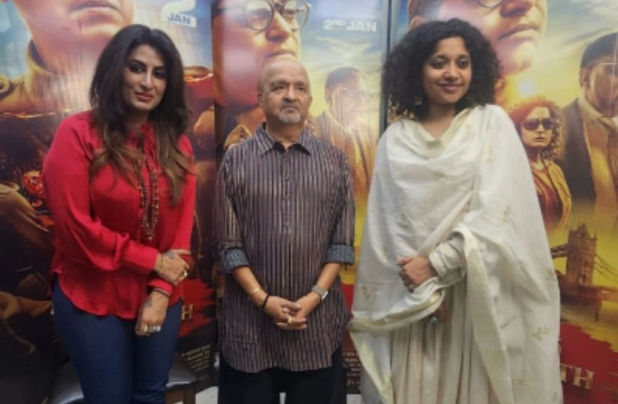 Sameer Anjaan Launches Patriotic Title Track of ‘Azad Bharath’ in Mumbai
