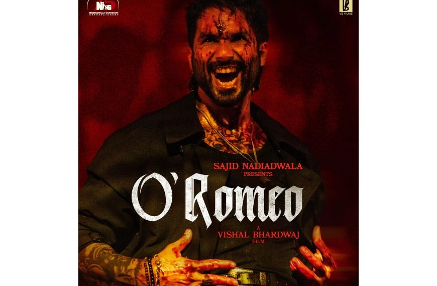 Shahid Kapoor’s Intense First Look from O’Romeo Unveiled by Sajid Nadiadwala