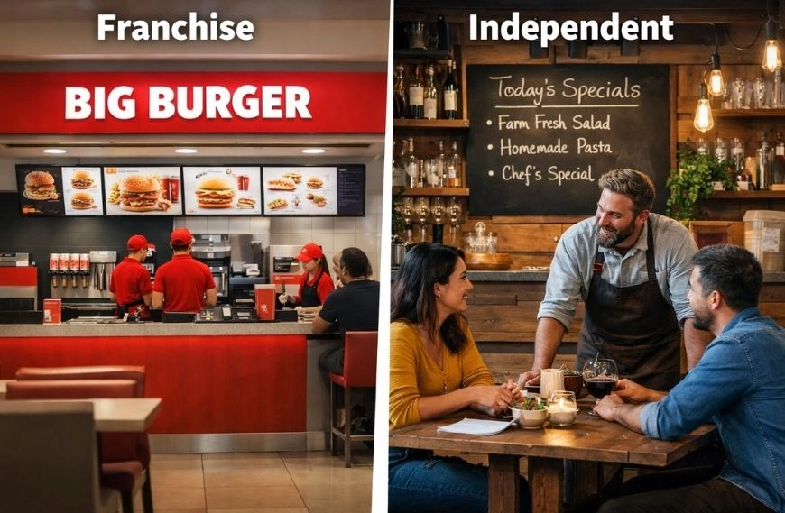 Franchise vs. Independent Restaurant