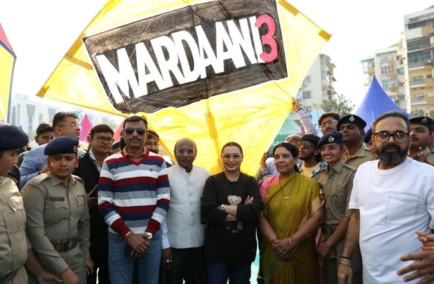 Rani Mukerji Spreads Mardaani 3 Buzz in Ahmedabad on Makar Sankranti