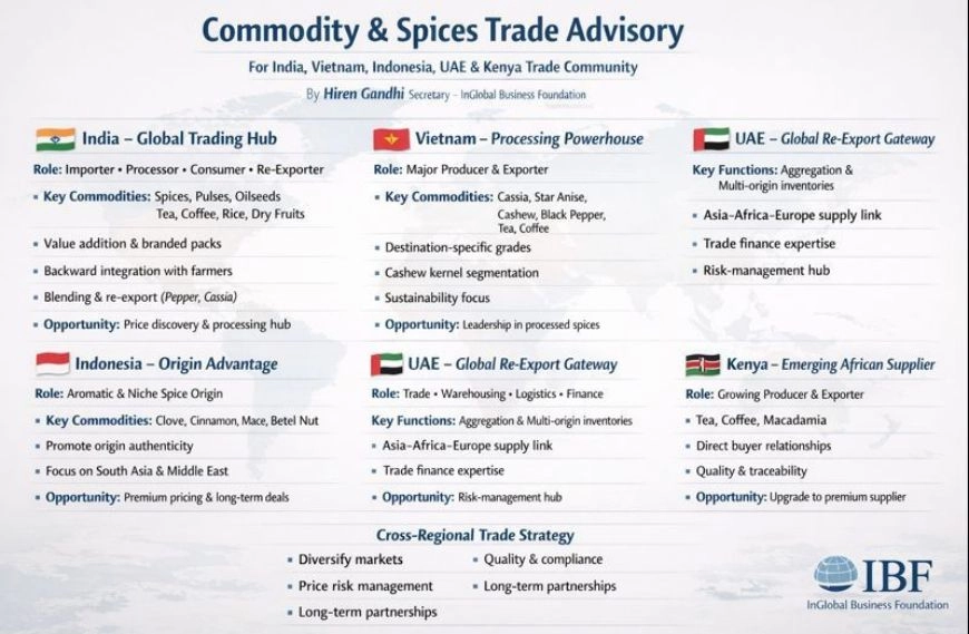 Global Commodity and Spice Trade Enters Strategic Era, Experts Advise