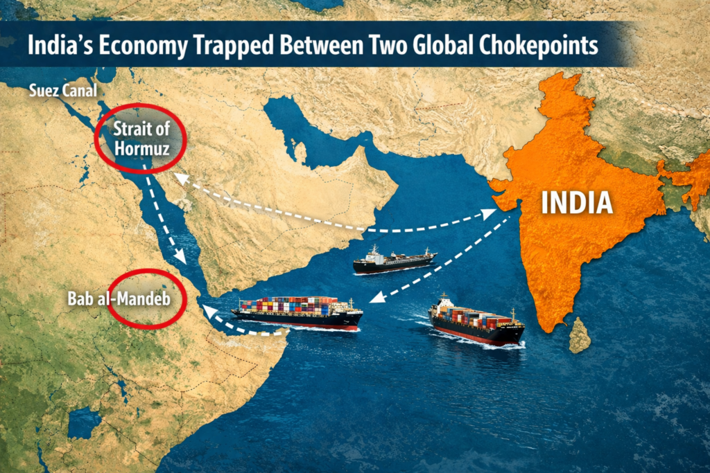 How Red Sea Conflict and Hormuz Chokepoint Threaten India’s Economy and Trade