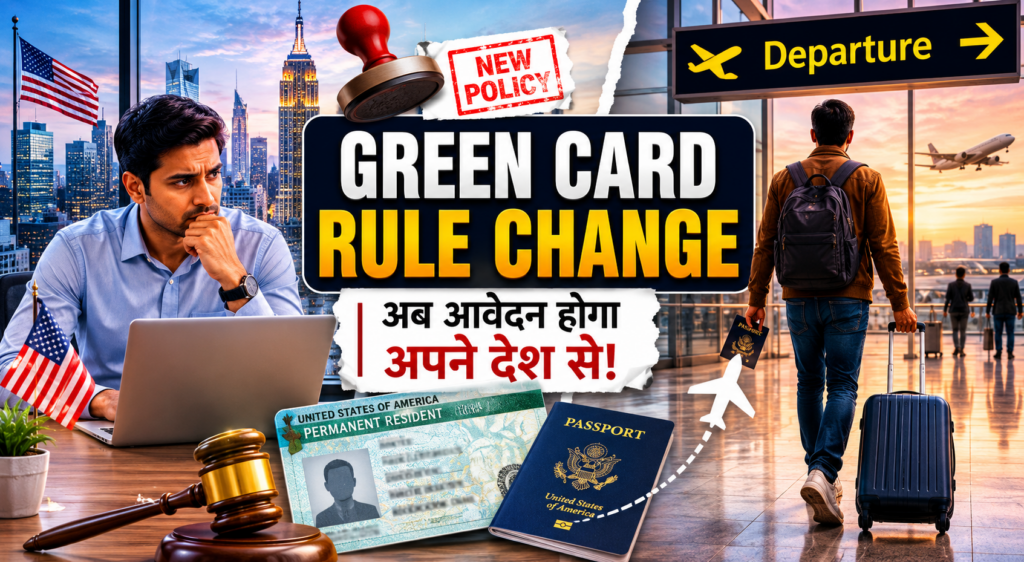 अमेरिका ने ग्रीन कार्ड आवेदन नियम बदले, अब आवेदकों को अपने देश से करनी होगी प्रक्रिया