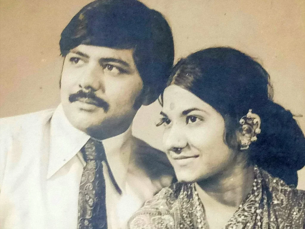 Arvind Vekaria with Bharati Vekaria