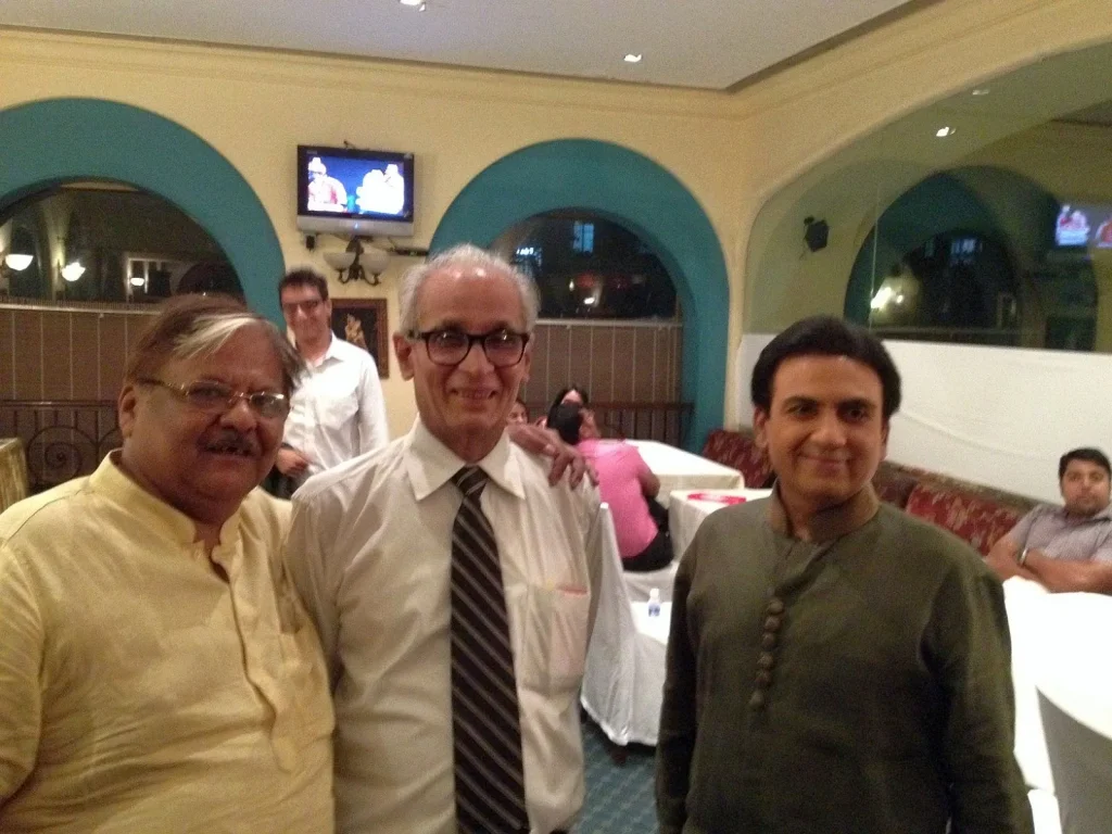 Arvind Vekaria with Dilip Joshi