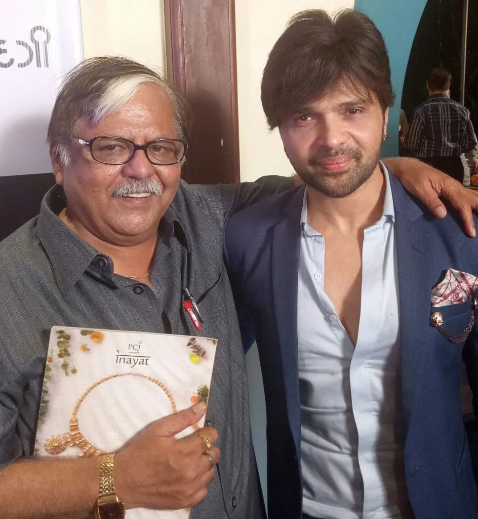 Arvind Vekaria with Himesh Reshammiya
