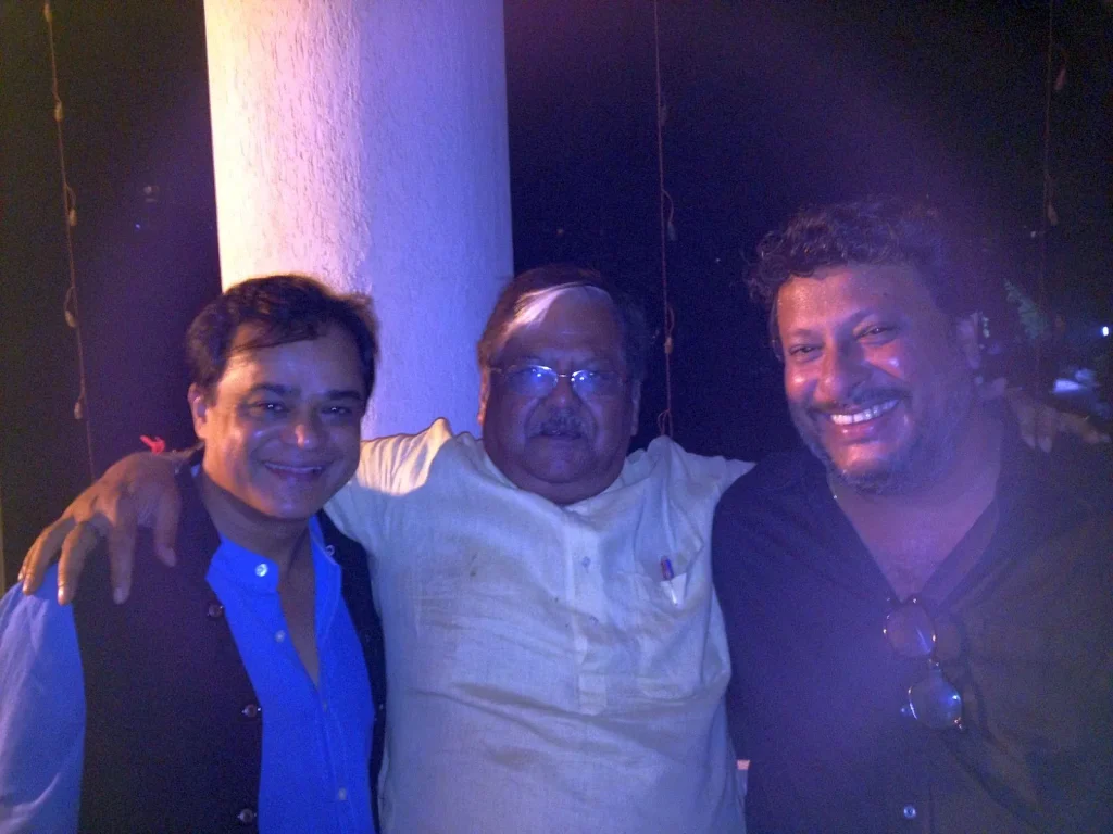 Arvind Vekaria with sanjay Chhel and Tigmanshu Dhulia