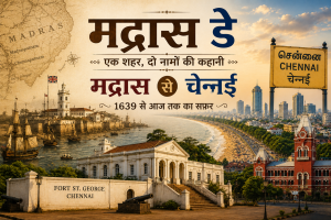 मद्रास डे पर चेन्नई के फोर्ट सेंट जॉर्ज की ऐतिहासिक तस्वीर