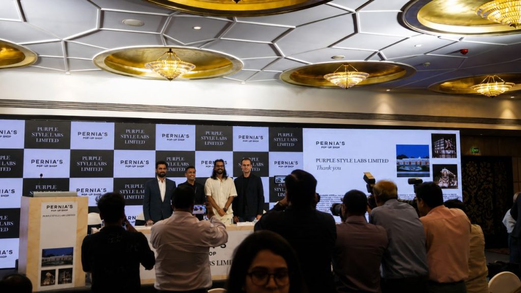 Purple Style Labs IPO press conference at St. Regis Mumbai