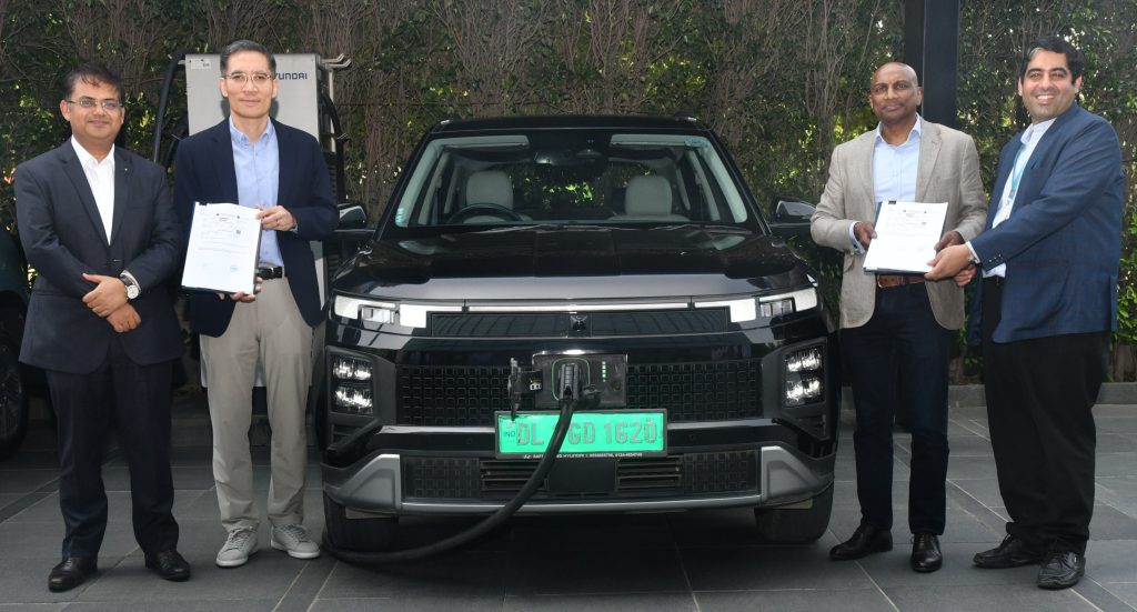 Hyundai Motor India and Jio-bp EV charging network partnership