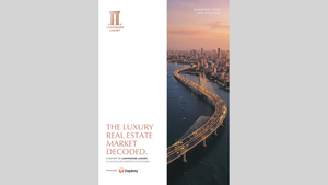 Mumbai skyline featuring luxury residential towers representing the city's premium housing market.