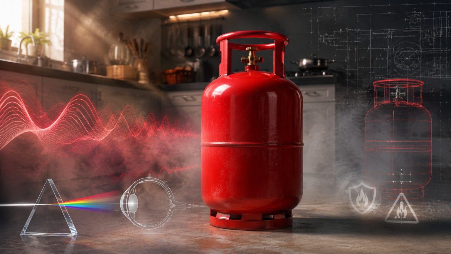 LPG Cylinder के लाल रंग की कहानी: सिर्फ खतरा नहीं, विज्ञान भी है वजह