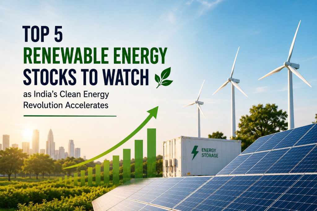 India’s Green Energy Push: 5 Renewable Energy Stocks Investors Are Watching
