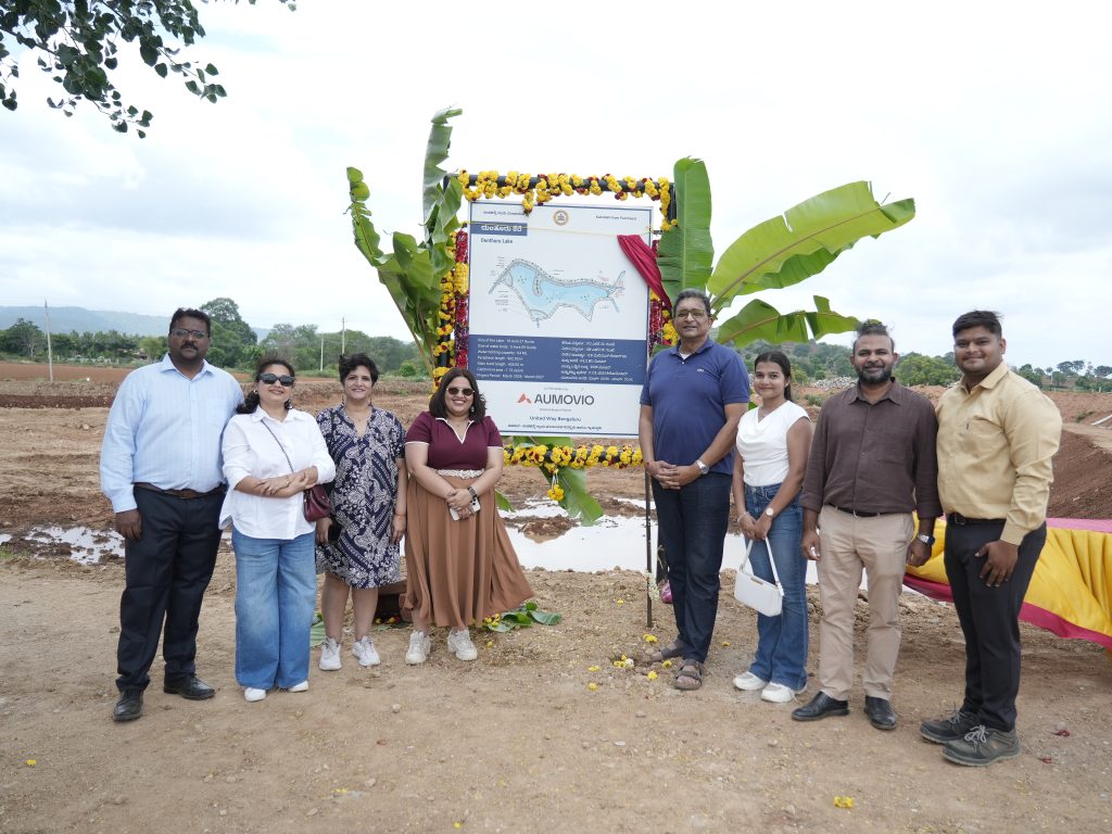 AUMOVIO India restores Dhunturu Lake to strengthen water security and support biodiversity