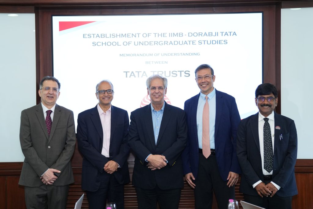 IIM Bangalore and Tata Trusts sign MoU for undergraduate school