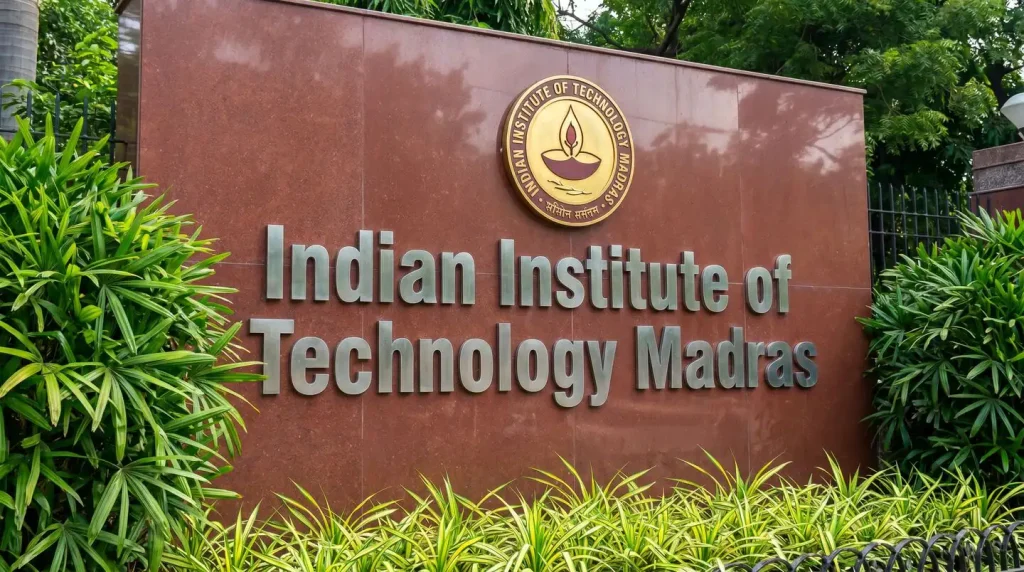 IIT Madras Director Professor V. Kamakoti announcing plans for a school of medical sciences offering medical degrees
