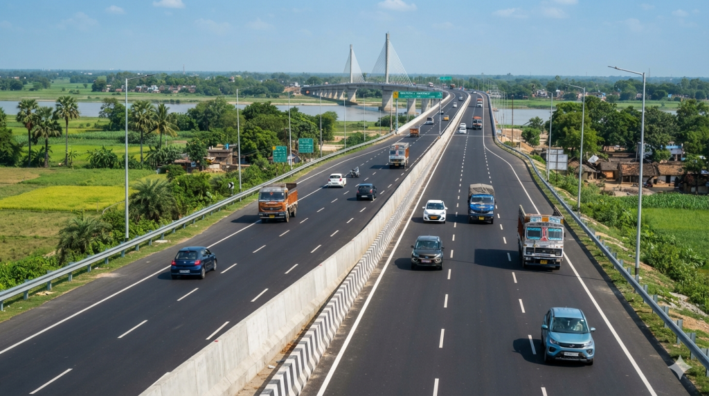 NH-22 Muzaffarpur-Sitamarhi-Sonbarsa four-lane highway upgrade project in Bihar