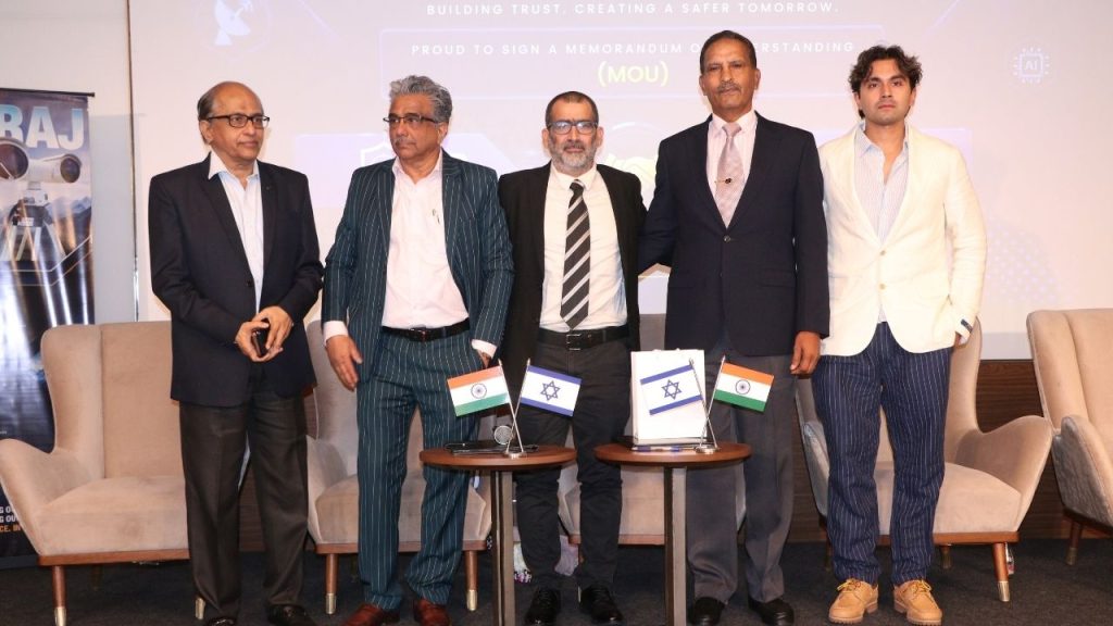 RRP Defence and ESC Baz officials at the launch event for the Diamond AI surveillance system in Mumbai