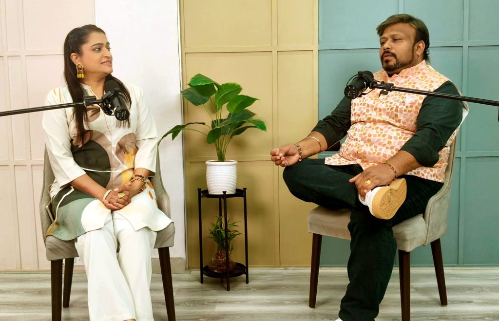 Ekta Jain with Dr. Khoja during the launch of Dil Se Life Tak