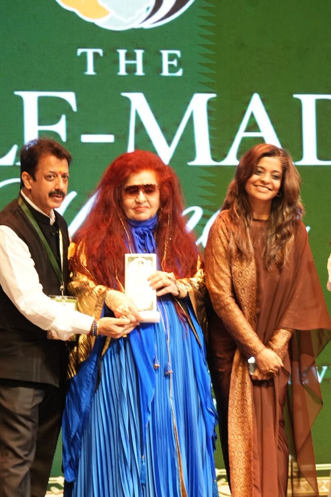 Diverse Indian women professionals and entrepreneurs standing together at a women achievers event in Delhi