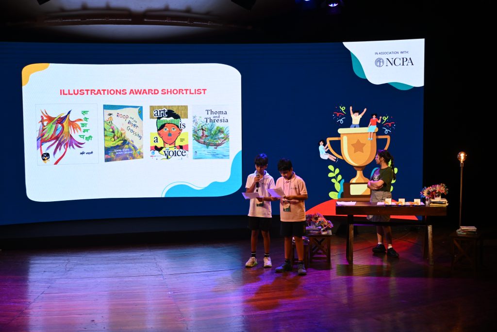Children participating in storytelling and creative activities at The Little Festival in Mumbai