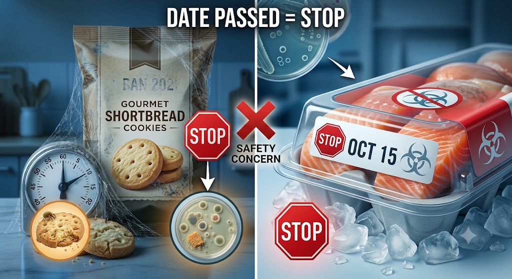 That date on your food packet matters: ‘Best before’ vs ‘Use By’ explained Consumer checking Best Before and Use By dates on a packaged food product.