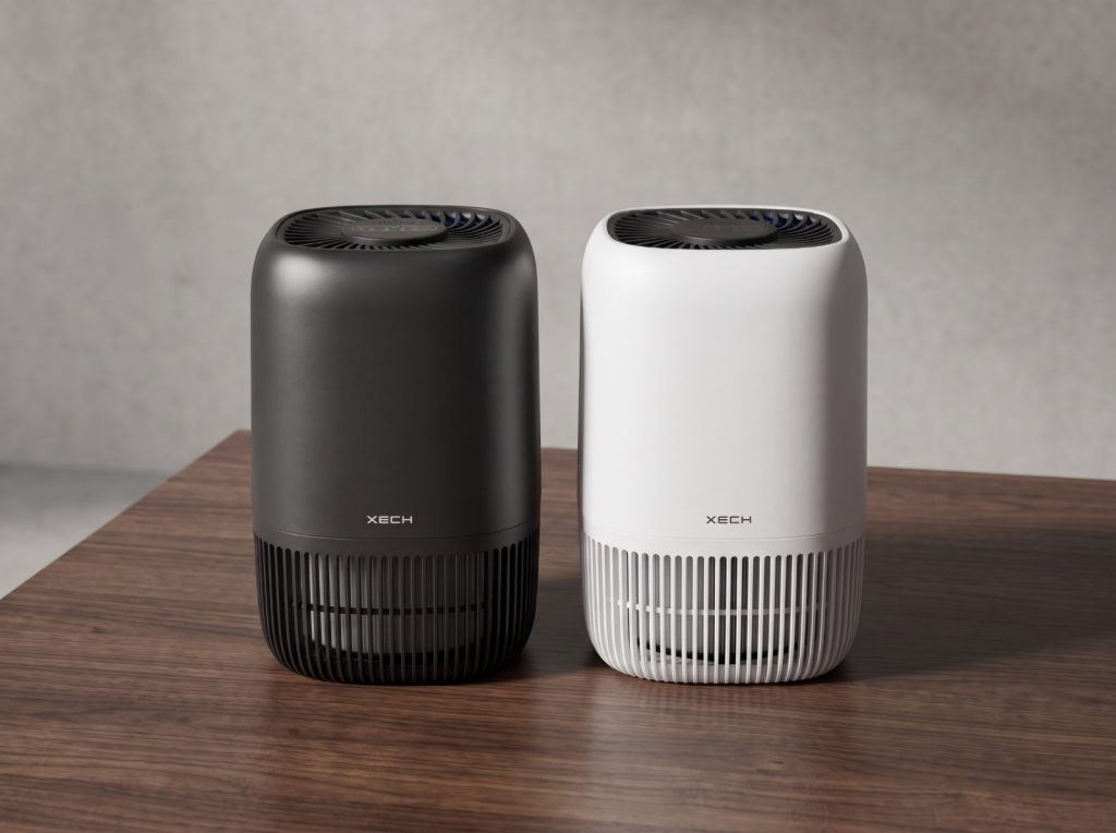 XECH Atmos compact air purifier designed for Indian homes and spaces up to 175 sq. ft.