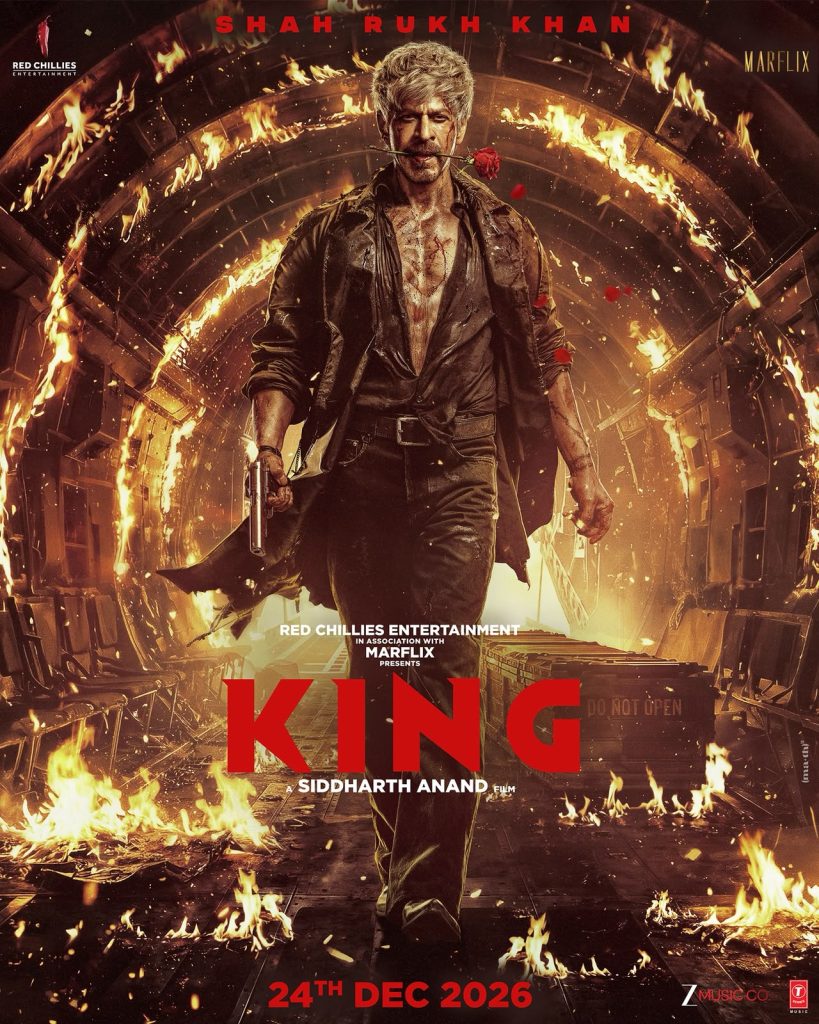 Shah Rukh Khan's intense new look from the King poster.