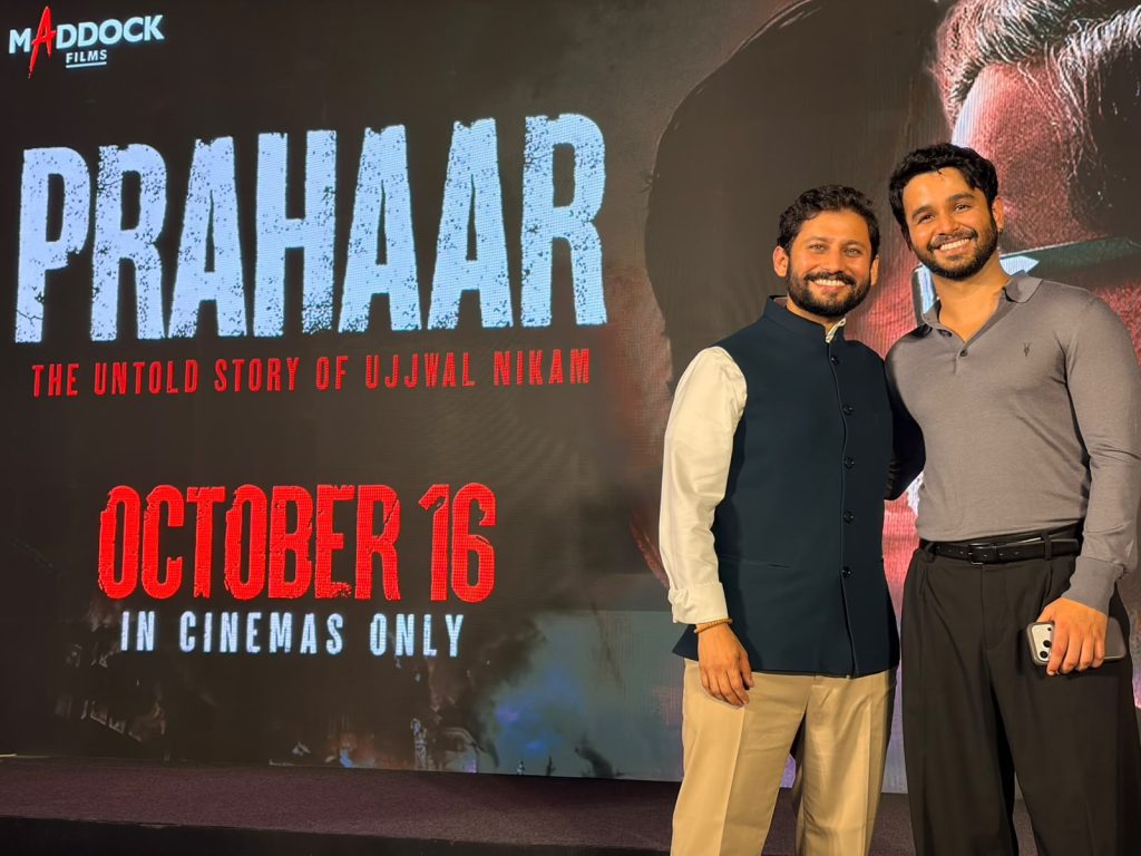 Ritvik Sahore playing Aniket Nikam in Prahaar The Untold Story of Ujjwal Nikam