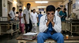 Resident doctor Dr Shivasharanappa Patil, who was found dead in his hostel at Mumbai’s Lokmanya Tilak Municipal General Hospital.